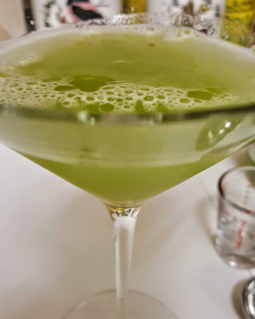 Elegant Green Cocktail